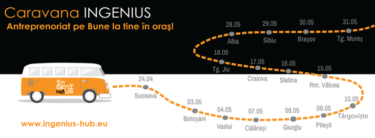 FPFA se alătură Caravanei Ingenius, Antreprenoriat pe Bune la tine în oraș!