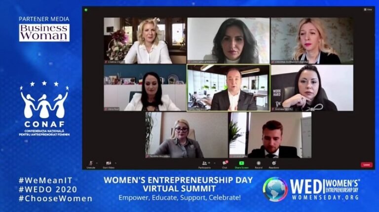 Comunicat de presă: ZIUA ANTREPRENORIATULUI FEMININ sărbătorită, în premieră, în România!