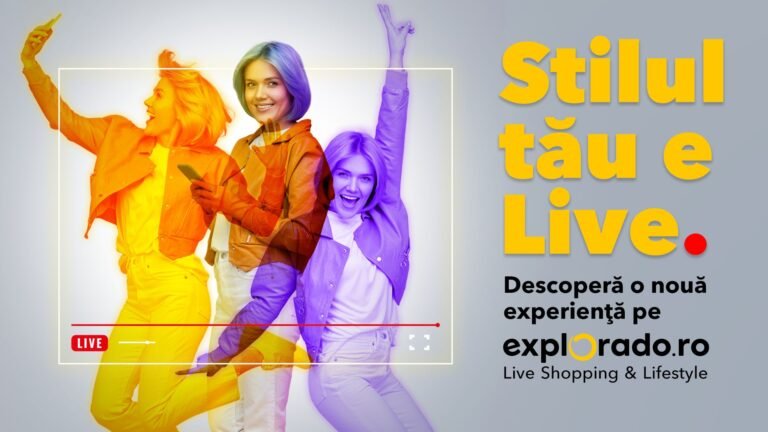 Comunicat de presă – S-a lansat Explorado.ro, primul magazin online de Live Shopping și Lifestyle