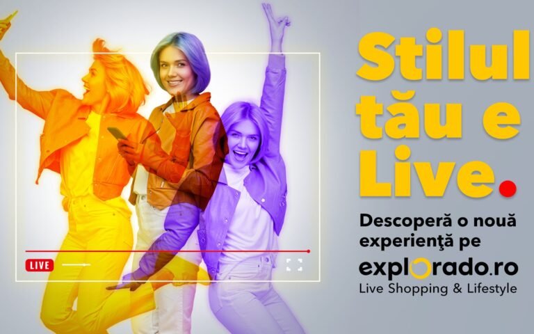 Comunicat de presă – S-a lansat Explorado.ro, primul magazin online de Live Shopping și Lifestyle