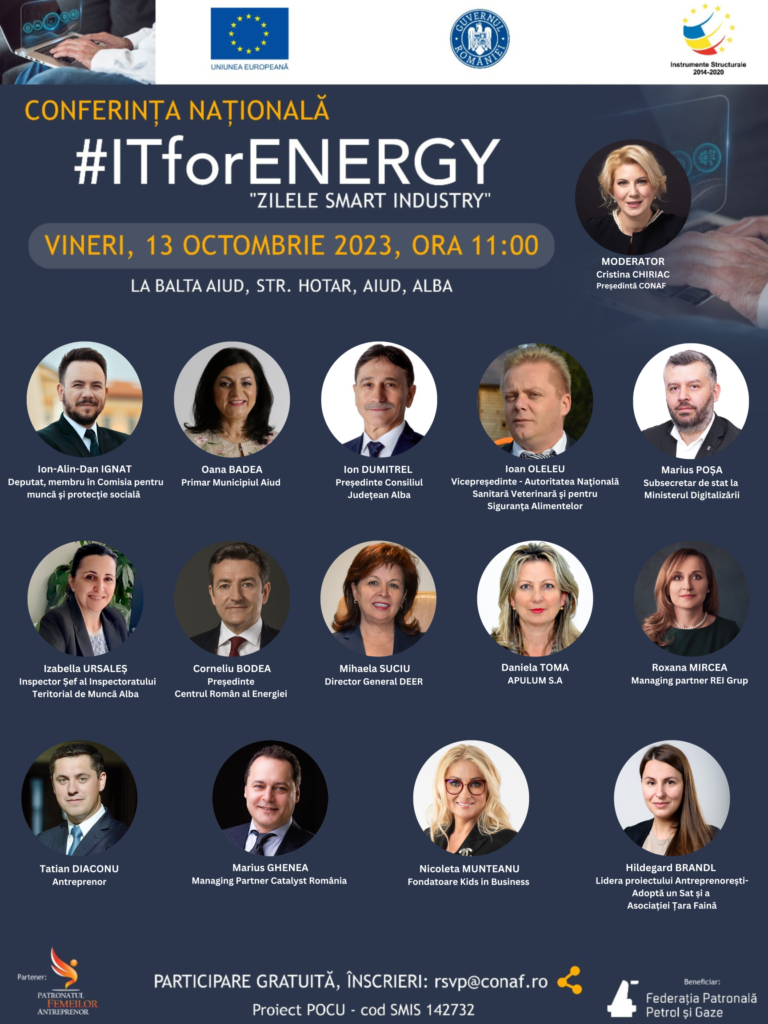 Conferința #ITforENERGY la AIUD: Pregătirea IMM-urilor pentru transformarea digitală prin creșterea competențelor digitale
