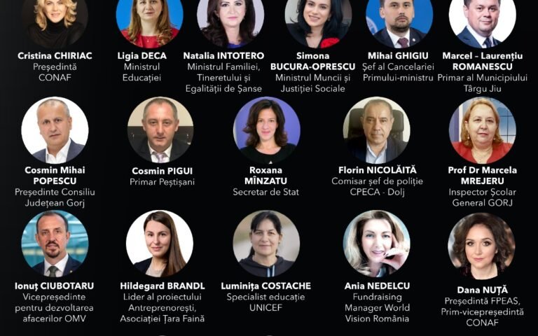 CONAF organizează în Târgu Jiu dezbaterea inaugurală a celei de-a doua serii  a programului național ”Pactul Pentru Tineri”