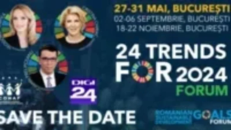 Confederația Națională pentru Antreprenoriat Feminin – CONAF lansează 24 TRENDS FOR 2024 Forum și va fi transmis live pe site-ul digi24.ro
