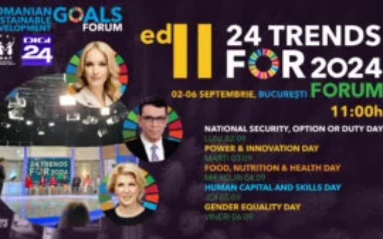 Confederația Națională pentru Antreprenoriat Feminin – CONAF – prezintă o nouă serie de conferințe sub egida 24 TRENDS FOR 2024