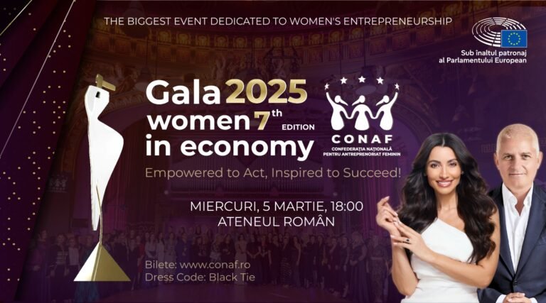 Gala Women in Economy 2025: Șapte Ani de Excelență, Inovație și Reziliență
