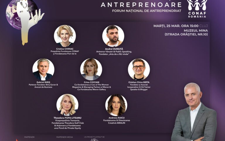 Forumul Național De Vocație Antreprenoare ajunge la Cluj-Napoca///Creșterea economică are un nou nume – antreprenoriatul feminin